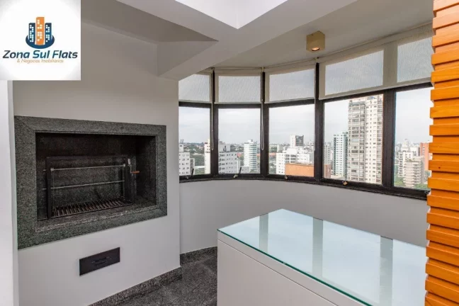 Imagem Apartamento Alto Padrão à Venda em Moema Com 4 Suítes e 4 Vagas - Varanda Gourmet