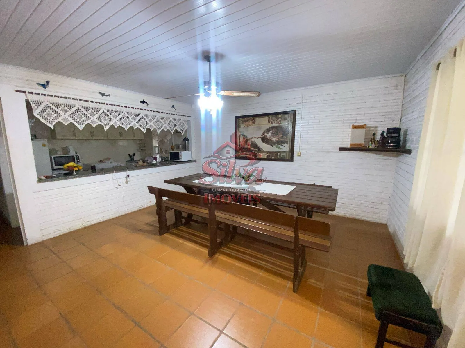 Imagem Casa 5 dormitórios com piscina a 450m do mar