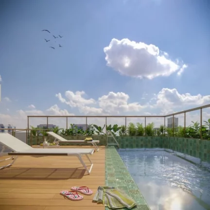 Imagem Flat com 1 dormitório à venda, 22 m² por R$ 288.989,00 - Intermares - Cabedelo/PB