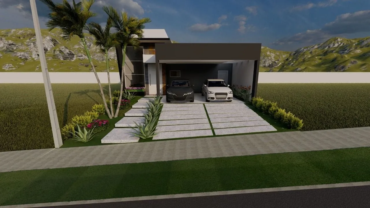 Foto do imóvel Casa à venda 3 Quartos, 1 Suite, 4 Vagas, 250M², Fazenda Itapecerica, Taubaté - SP | Condomínio Vale dos Cristais JADE