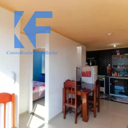 Imagem Apartamento confortável com 51m² no 4° andar, sendo 2 dormitórios, sala, cozinha, banheiro social, área de serviços, vaga de garagem coberta.