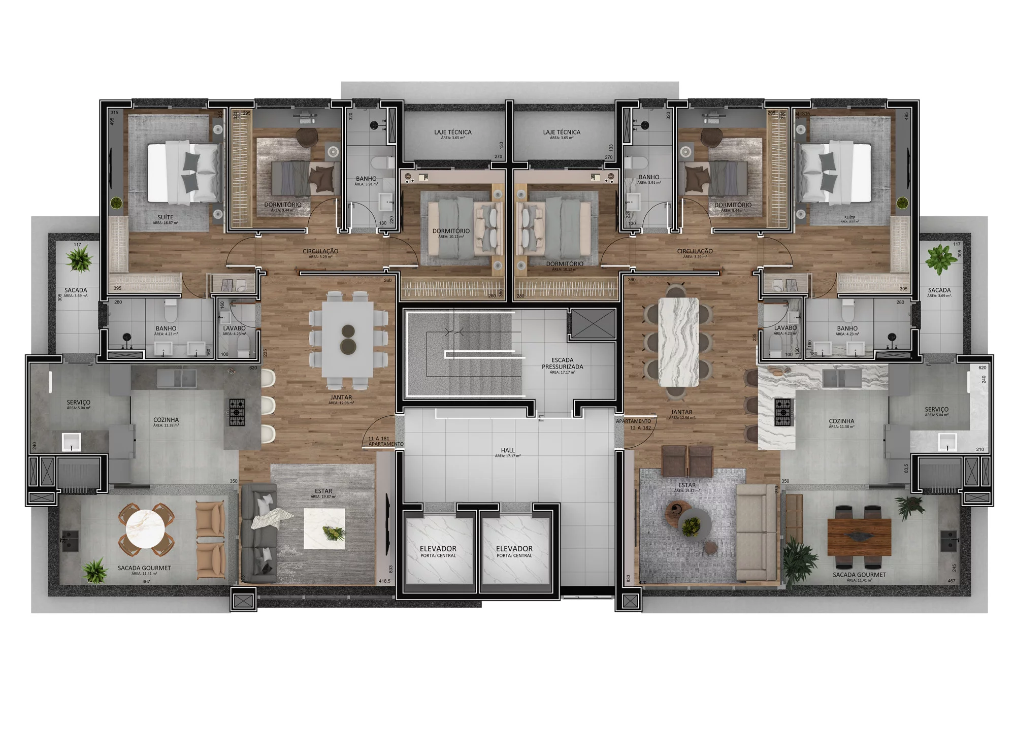 Imagem Apartamento 3 quartos sendo 1 suíte para venda no bairro Centro em Caxias do Sul