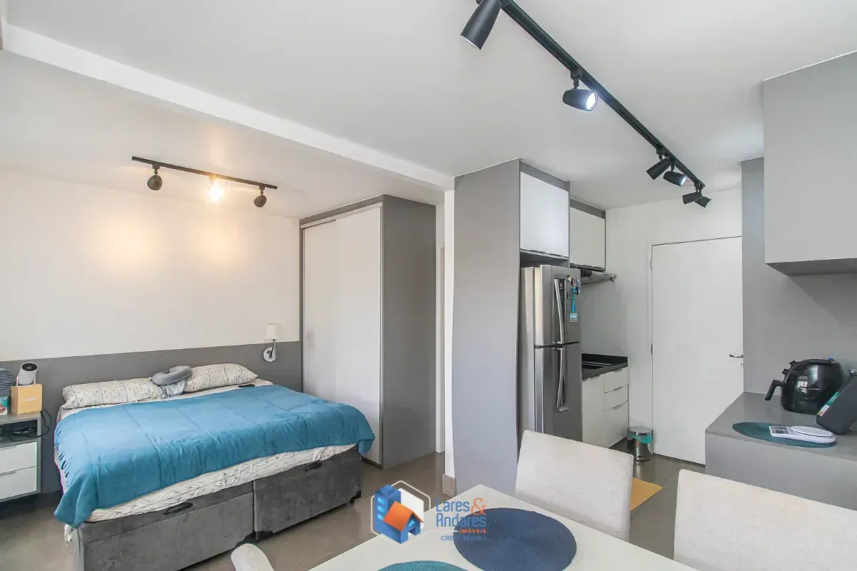 Imagem Apartamento para venda em Chácara Santo Antônio (Zona Sul) com 1 quarto, sendo 1 suíte, 32m²