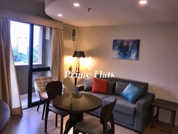 Foto do imóvel Flat disponível para venda no Hotel Premium Flats Berrini no Brooklin, com 30m², 1 dormitório e 1 vaga em Rua Indiana