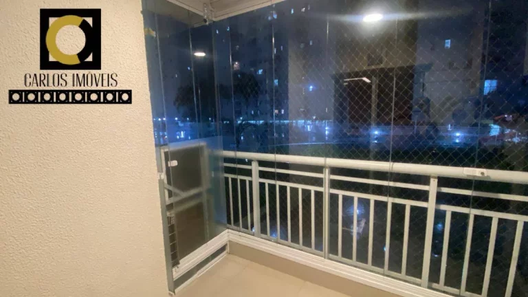Imagem Apartamento de 3 dorm. com sacada em vidros e rico em armários planejados