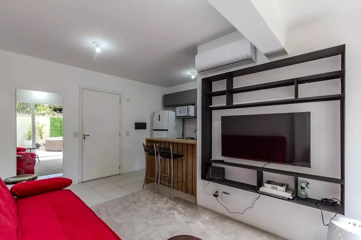 Imagem Apartamento 1 dormitório garden, mobiliado, 82m²