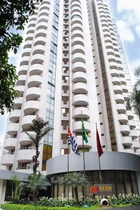 Imagem Flat disponível para venda no Hotel Paulista Wall Street na Bela Vista, com 55m², 1 dormitório e 1 vaga de garagem