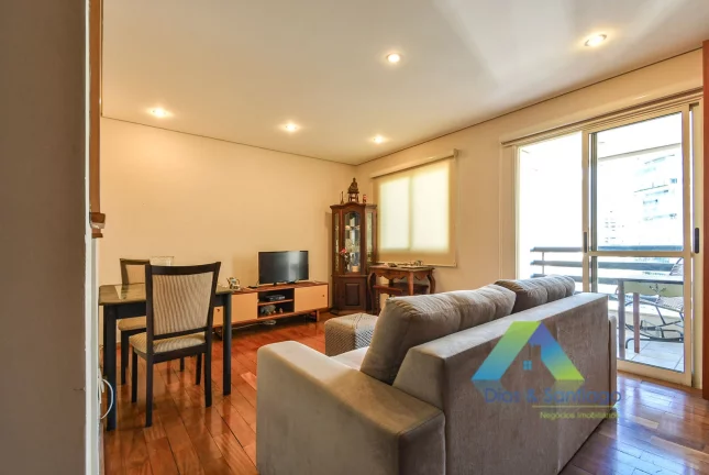 Foto do imóvel Lindo apartamento de alto padrão com 66m² em localização privilegiada na área nobre de Moema com 2 vagas de garagem.