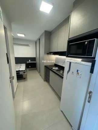 Imagem Apartamento para locação no Paraíso, São Paulo-SP: 1 quarto, 1 sala, 1 banheiro, 30,00 m² de área.