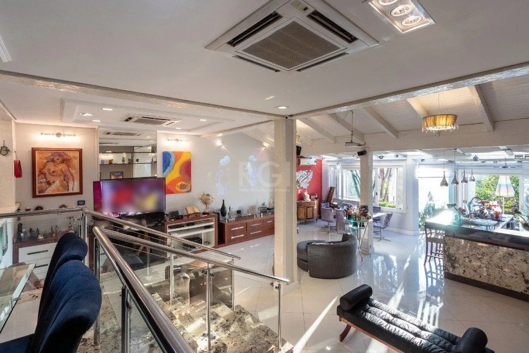 Imagem Casa Condominio para Venda - 381.1m², 4 dormitórios, sendo 2 suites, 4 vagas - Santa Tereza