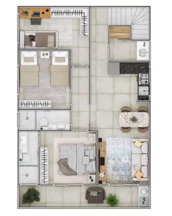 Imagem Casa com 2 dormitórios à venda, 51 m² por R$ 330.000,00 - Guilhermina - Praia Grande/SP