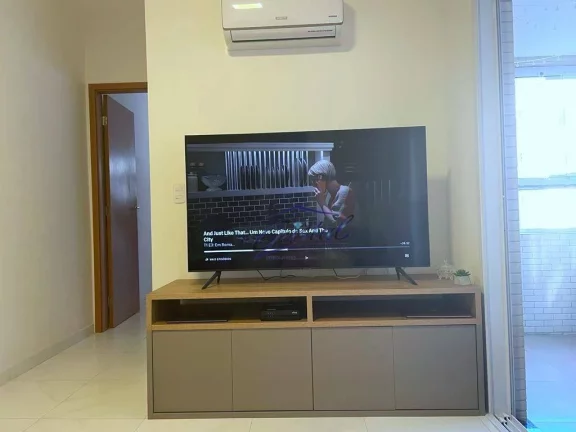 Imagem Apartamento com 1 dormitório à venda, 52 m² por R$ 355.000,00 - Guilhermina - Praia Grande/SP