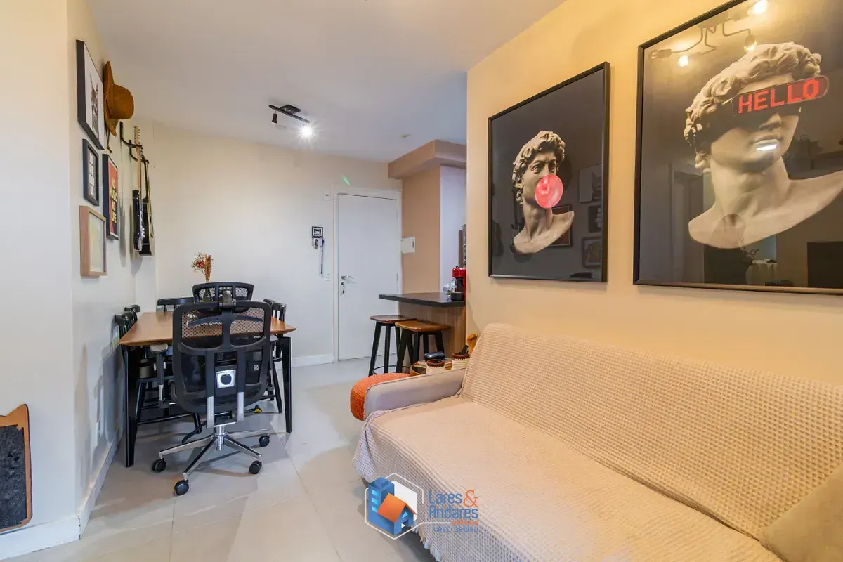 Imagem Apartamento para venda em Santo Amaro com 2 quartos, sendo 1 suíte, 68m²