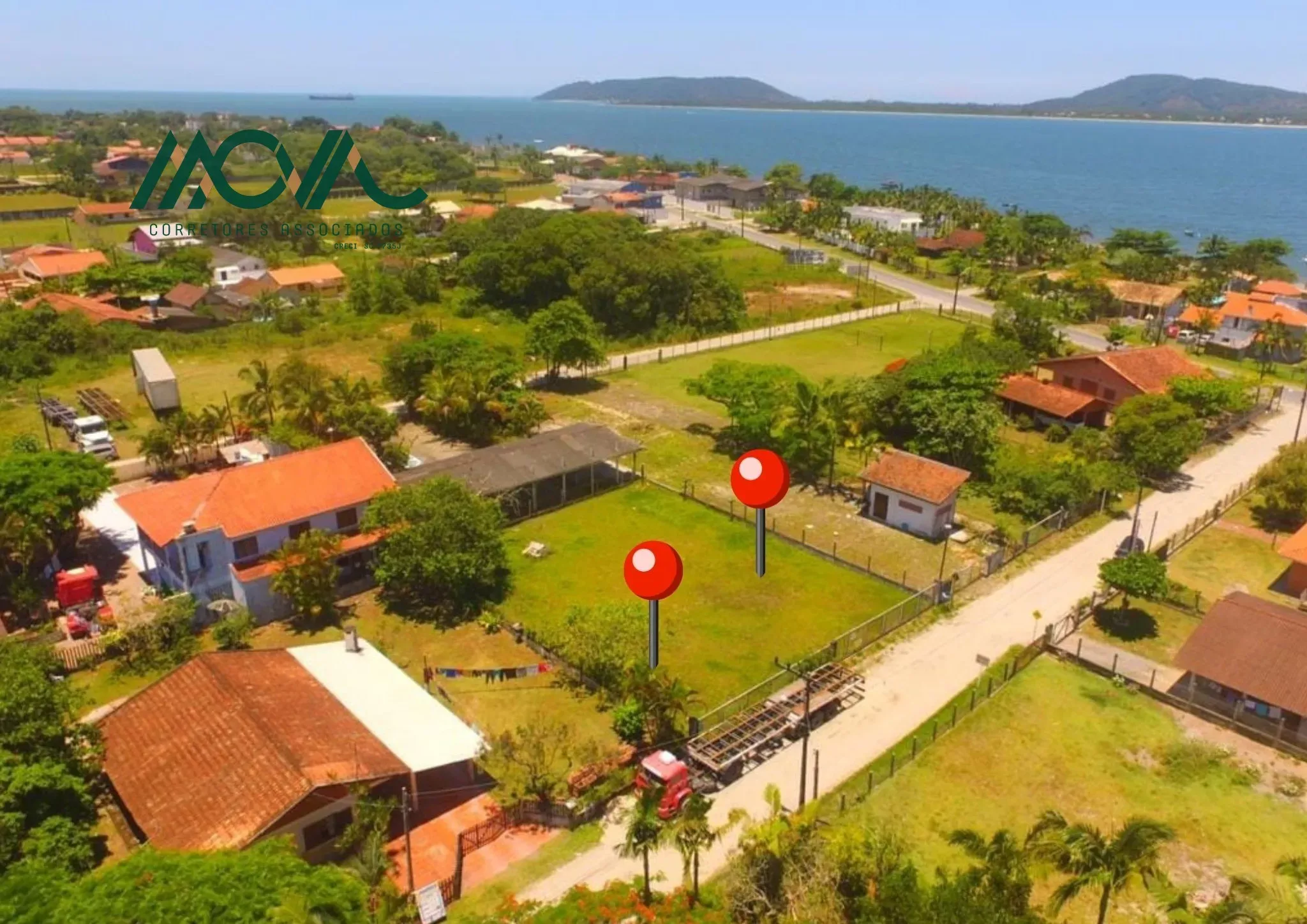 Imagem EXCLUSIVO MOVA CORRETORES ASSOCIADOS.
Terreno Murado PrÃ³ximo Ã  Praia no BalneÃ¡rio Farol de ItapoÃ...