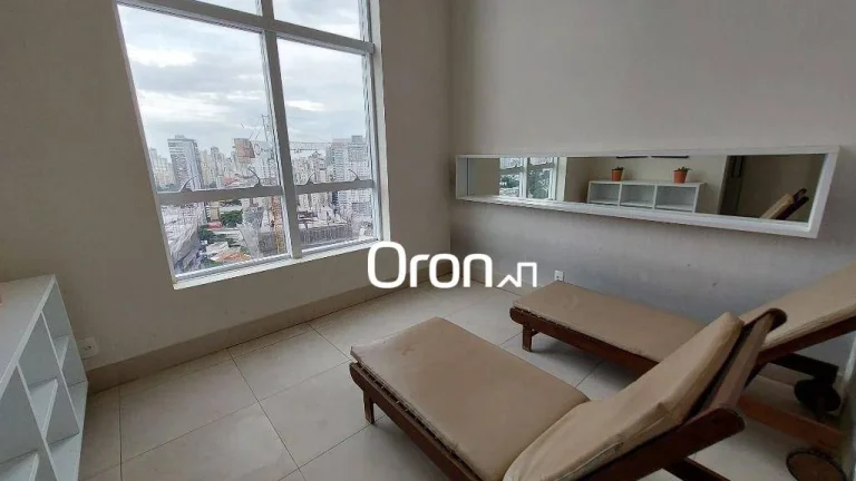 Imagem Flat mobiliado com 1 dormitório à venda, 34 m² por R$ 510.000 - Setor Bueno - Goiânia/GO