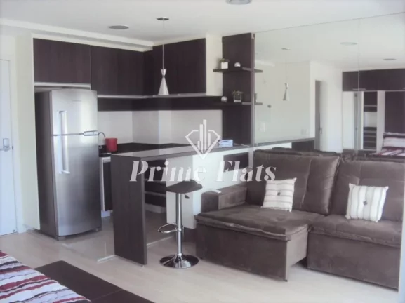 Imagem Flat disponível para locação no Condomínio Add Nova Berrini, com 33m², 1 dormitório e 1 vaga