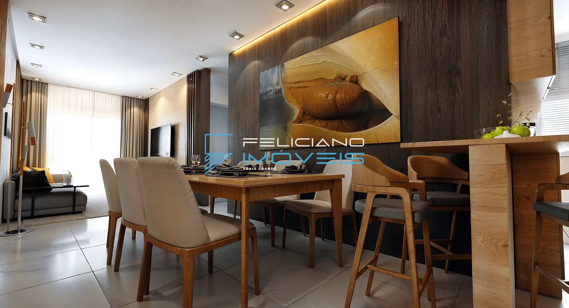 Imagem Apartamento com 2 quartos, Real, Praia Grande - R$ 677 mil, Cod: 4358