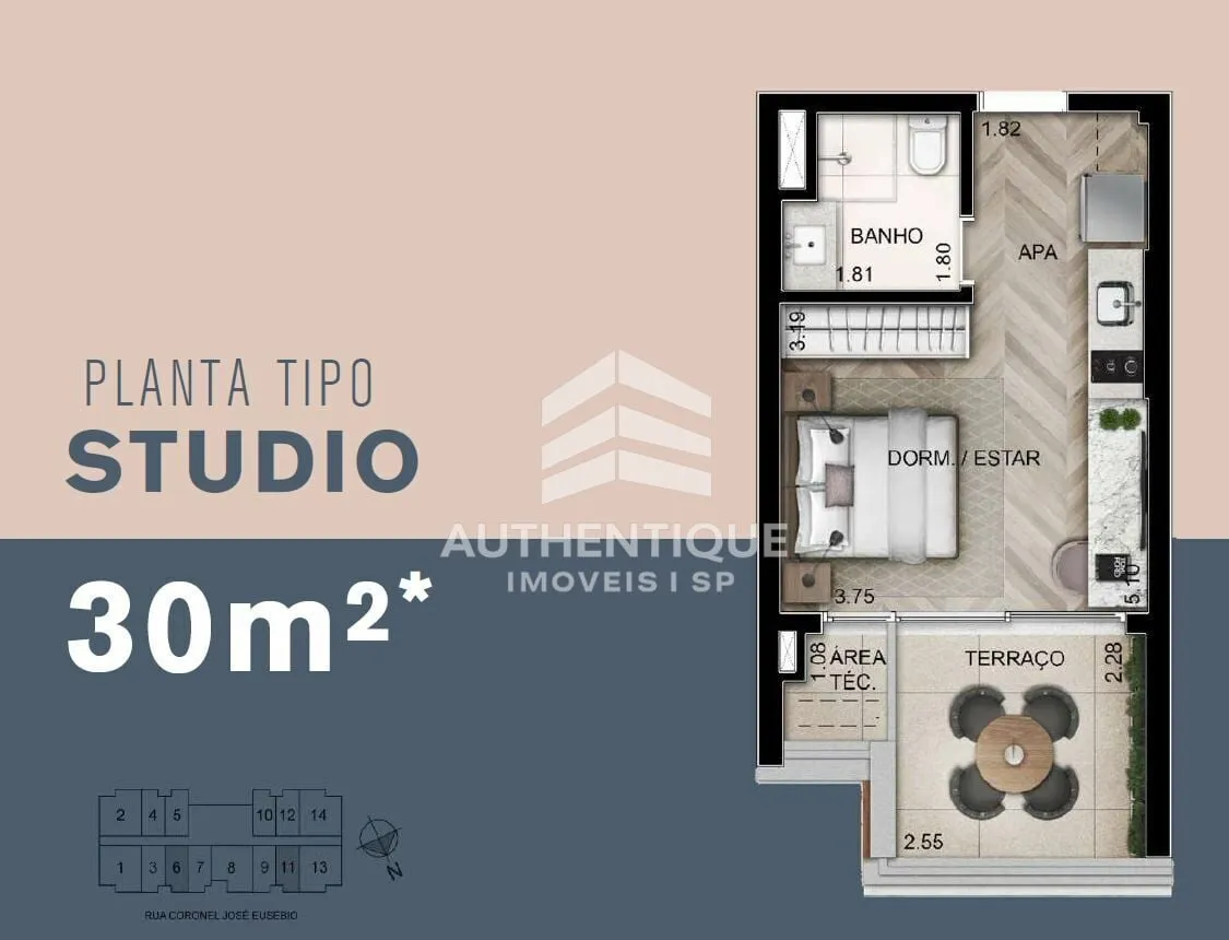Imagem ÁRIA HIGIENÓPOLIS - Apartamento à venda no bairro Higienópolis - São Paulo/SP, Zona Central