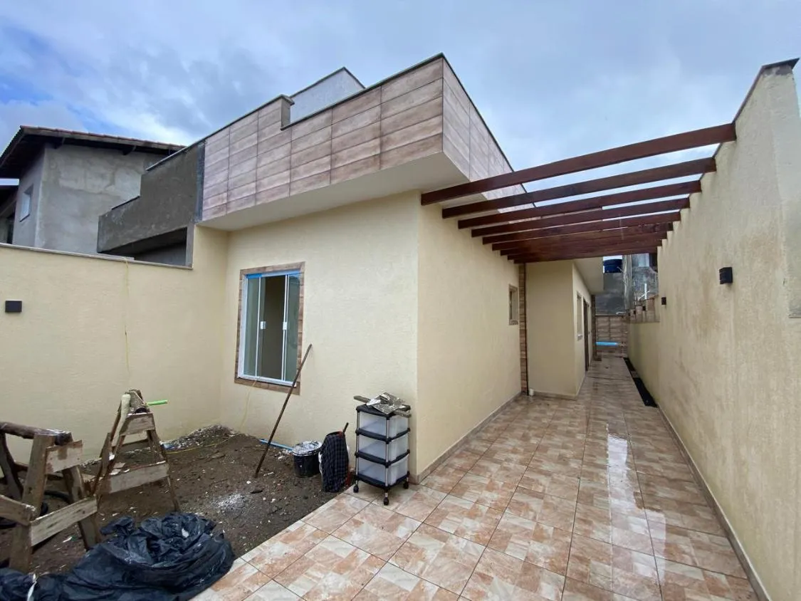 Imagem CASA NOVA COM PISCINA E ACEITA FINANCIAMENTO BANCÁRIO NO JARDIM JAMAICA EM ITANHAÉM