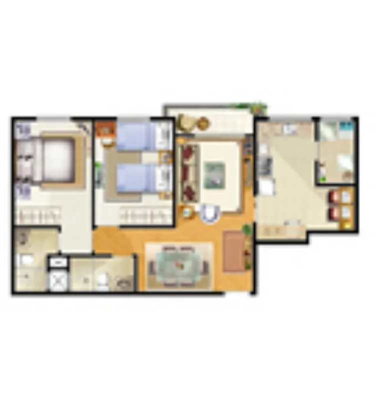Imagem Condomínio La Traviata São Caetano do Sul Sp, apartamento com 2 quartos em São Caetano