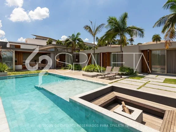 Imagem Fascinante residência contemporânea, totalmente mobiliada e com vista única para o campo de golfe à venda no Terras de São José I