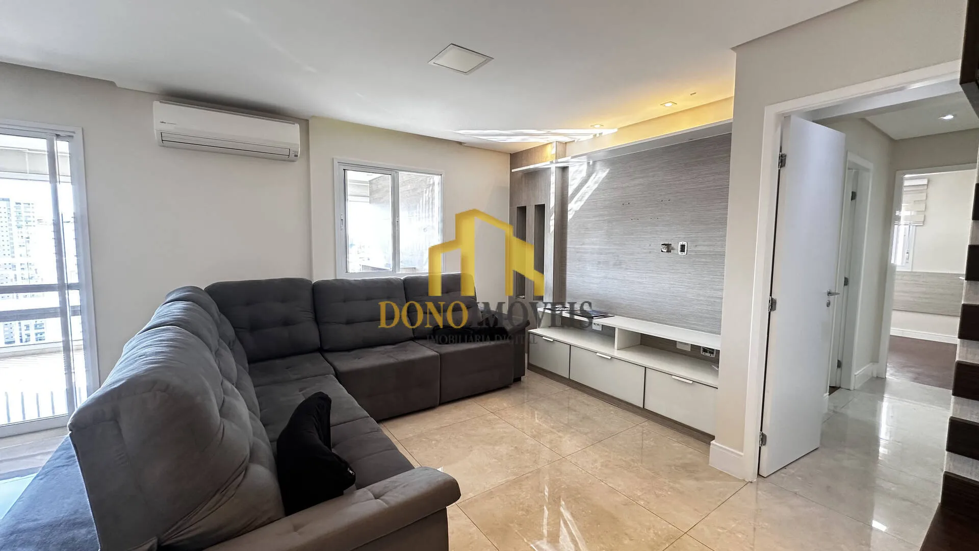 Imagem Apto locação 155m², 3 suites, mobiliado, vista livre, Domo Life, Centro SBC