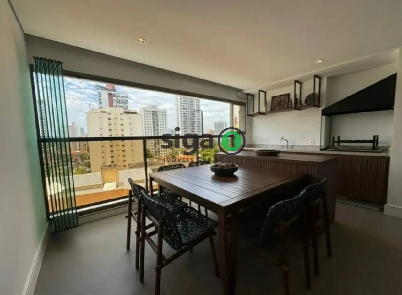 Imagem Apartamento à venda no Brooklin - 157 m² | 3 suítes | Varanda gourmet | Alto padrão