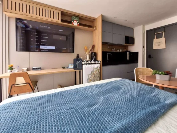 Imagem Flat à venda, no Get By Side em João Pessoa, Jardim Oceania, com 1 quarto, 24,68m2