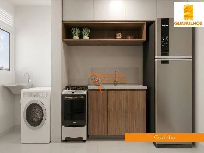 Imagem Apartamento com 2 dormitórios à venda, 37 m² por R$ 236.990,00 - Vila Nova Bonsucesso - Guarulhos/SP