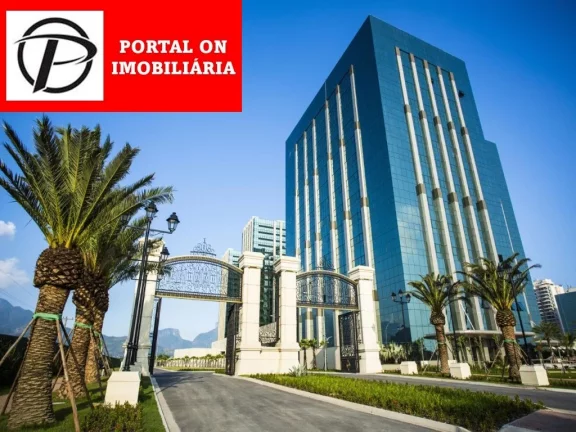 Imagem Excelente Sala Barra da tijuca com 594,28m² - Espaço corporativo próximo a grandes empresas. Condominiom Fechado. Barra Shopping, linha amarela.