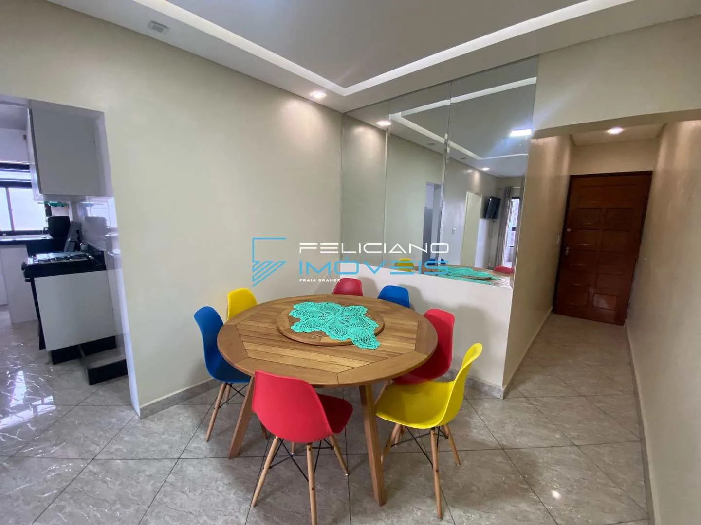 Imagem Apartamento com 1 quarto, Ocian, Praia Grande - R$ 350 mil, Cod: 5613