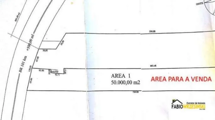 Imagem Terreno - Industrial e Comercial para Venda em Araquari/SC