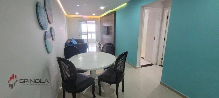 Apartamento com 2 dormitórios à venda, 85 m² por R$ 620.000,00 - Balneário Flórida - Praia Grande/SP