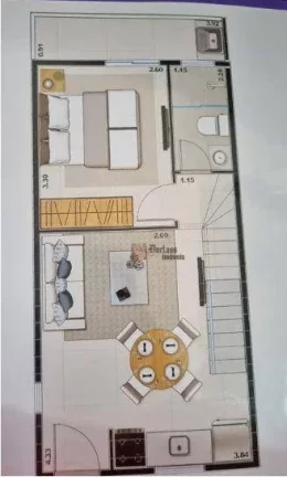 Imagem Apartamento Duplex com 2 dormitórios à venda, 76 m² por R$ 430.000 - Maranduba - Ubatuba/SP