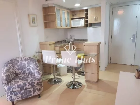 Imagem Flat disponível para vrnda no Ninety Hotel, com 55m², 2 dormitórios e 2 vagas