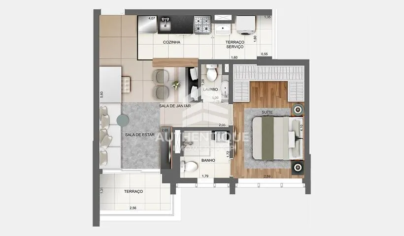 Imagem Z COTOVIA MOEMA - Apartamento à venda em São Paulo/SP
