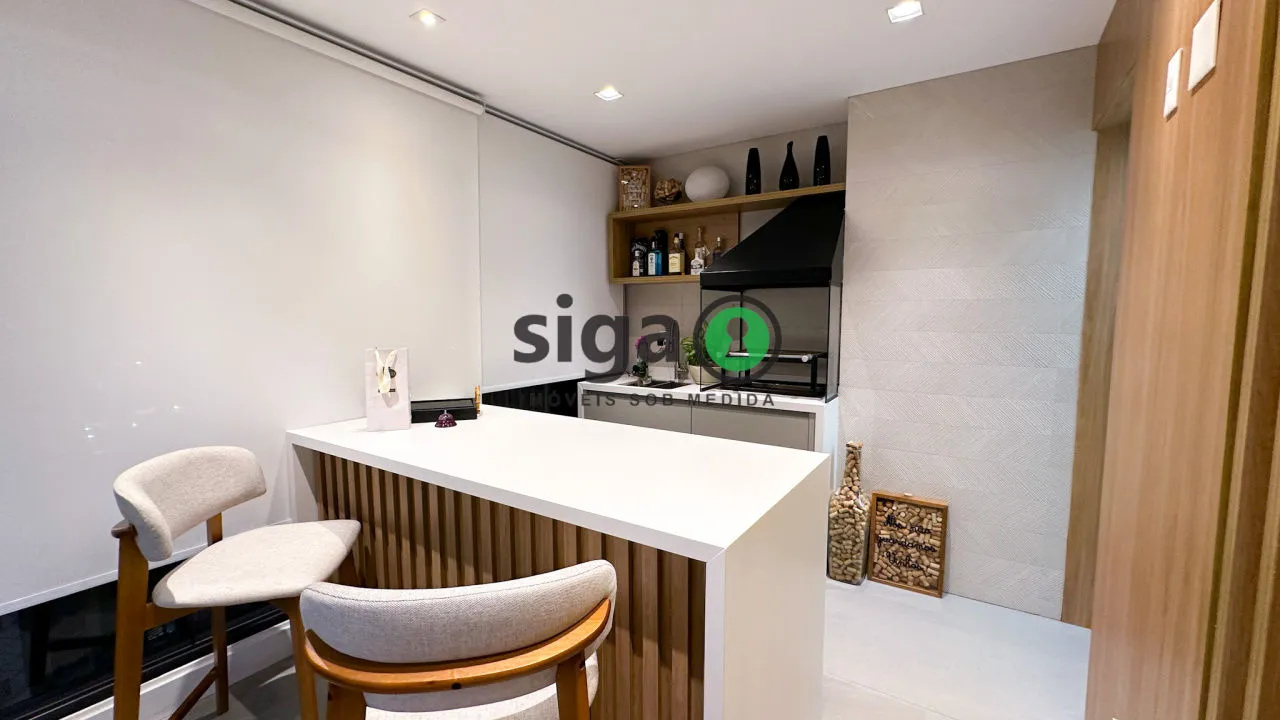 Imagem Apartamento Novo Sky Park 125 m² Tatuapé Mobiliado e Decorado