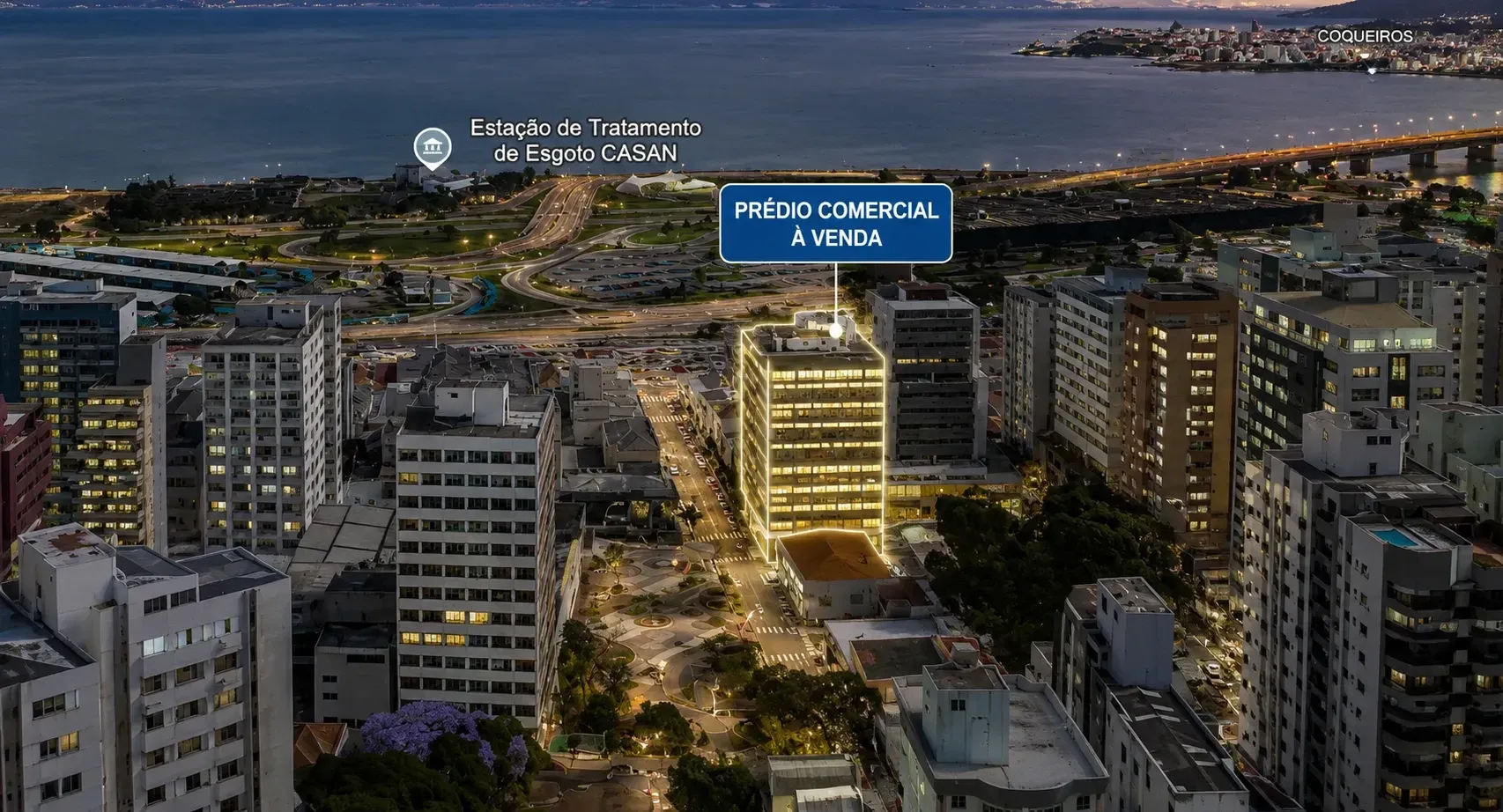 Ponto Comercial à Venda, 3108 m² em Centro - Florianópolis
