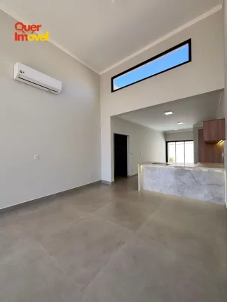 Imagem Imperdível oportunidade de adquirir casa em condomínio na Reserva Imperial, Ribeirão Preto-SP! 3 quartos, 3 suítes, 2 salas, 4 banheiros, 4 vagas de garagem e 151,50 m² de área. Visite agora! Quer Imóvel Negócios Imobiliários!
