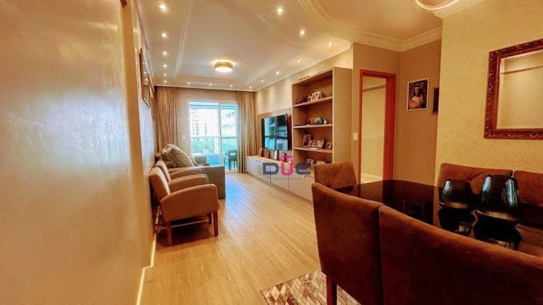 Imagem Apartamento com 3 dormitórios à venda, 104 m² por R$ 1.550.000 - Gonzaga - Santos/SP