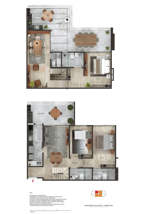 Imagem Apartamento para Venda em Petrópolis / RJ no bairro Itaipava