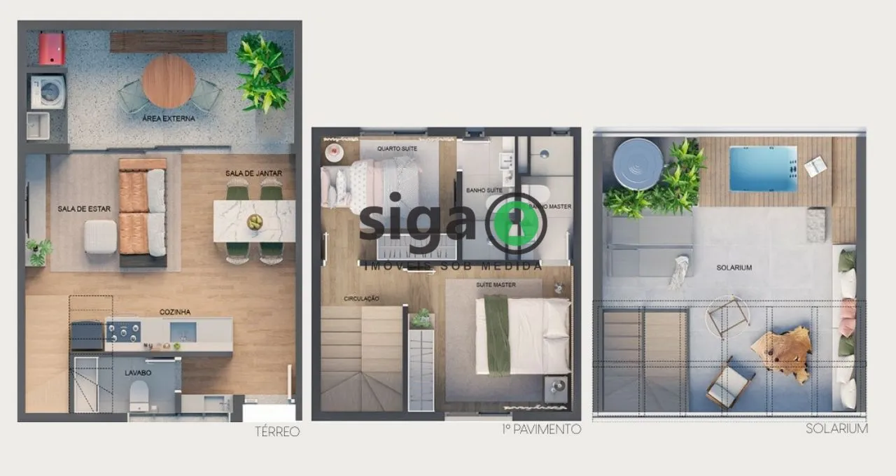 Imagem Casa em condomínio para venda na Vila Olímpia 02 suítes, São Paulo - SP