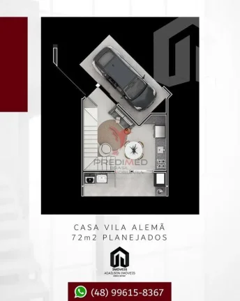 Imagem CASA - VILA ALEMA Sobrado em Condomínio Biguaçu - SC - BRASIL