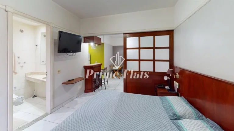 Imagem Flat disponível para venda no Champs Elysees, com 25m², 1 dormitório e 1 vaga