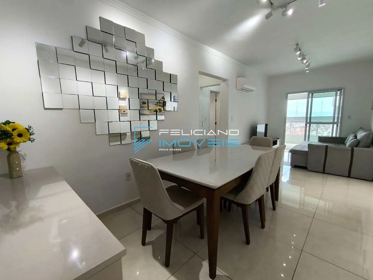 Imagem Apartamento com 2 quartos, Balneário Maracanã, Praia Grande - R$ 695 mil, Cod: 5907