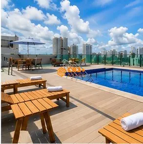 Imagem FLAT MOBILIADO E COMPLETO EM BOA VIAGEM | 100 M DA PRAIA | R$ 3.600 COM TODAS AS