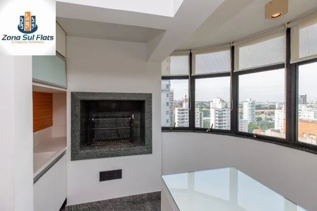 Imagem Apartamento Alto Padrão à Venda em Moema Com 4 Suítes e 4 Vagas - Varanda Gourmet