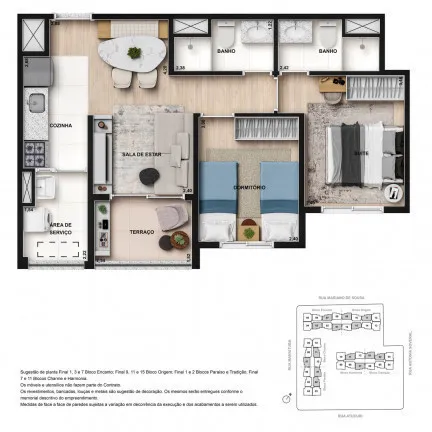 Imagem Apartamento com 2 Quartos à Venda ou Temporada, 51 m²em Chácara Santo Antônio (Zona Leste) - São Paulo
