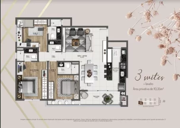 Imagem APARTAMENTO RESIDENCIAL em SÃO JOSÉ - SC, KOBRASOL