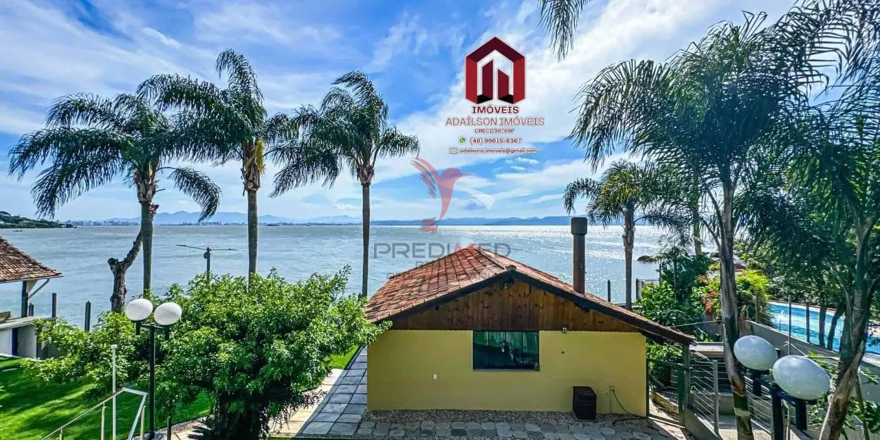 Imagem Casa Exclusiva Frente Mar em Florianópolis Cacupé 5 Quartos com Acesso Privativo à Praia